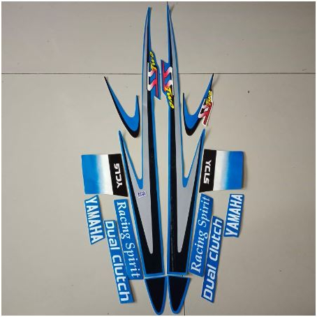 Striping Yamaha fizr fiz r f1 zr sstwo ss2 biru