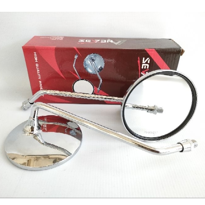 Spion Retro Classic Bulat Tangkai Panjang Universal Motor