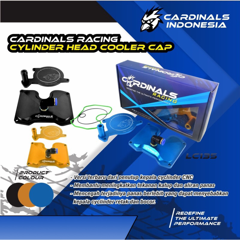 Tutup Cylinder Head Yamaha Mx King Lc135 Cardinals