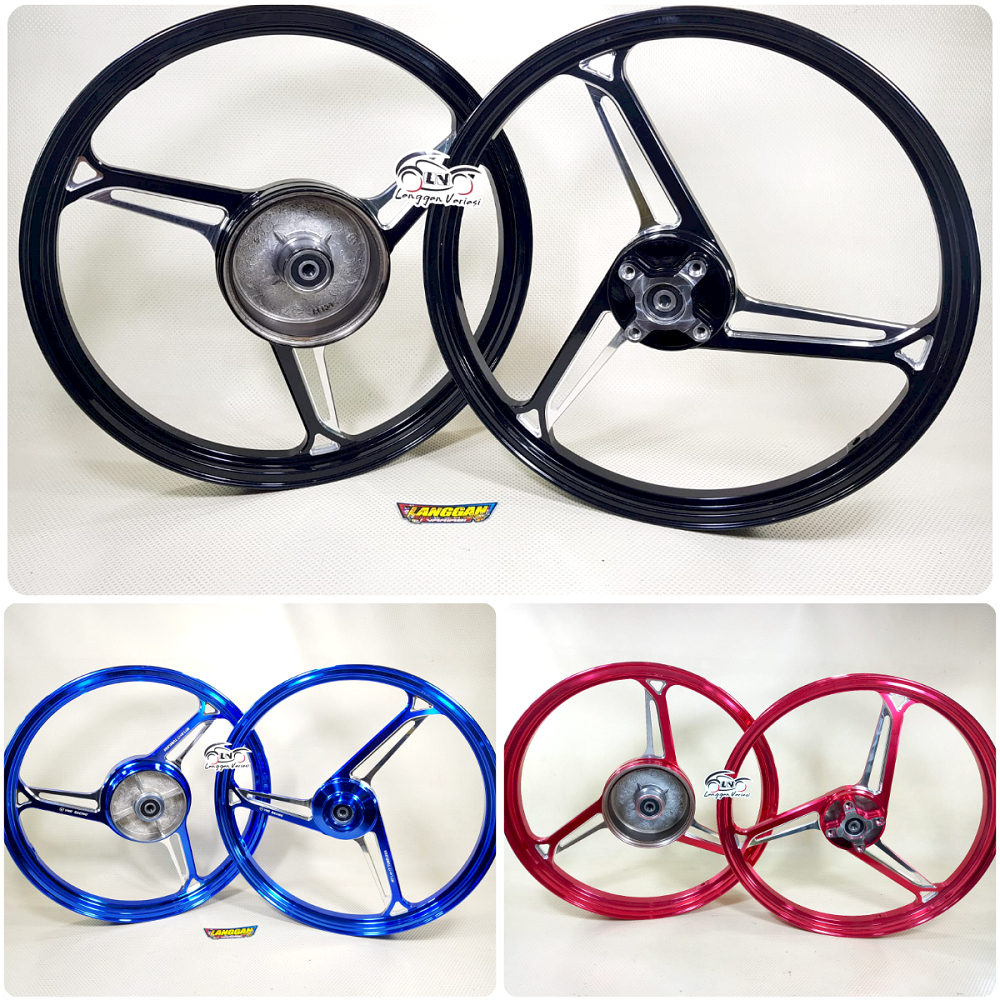 Velg Racing VND Ak33 AK 33 Palang 3 MX 135 Lama Jupiter Z 140 / 160 - Ring 17