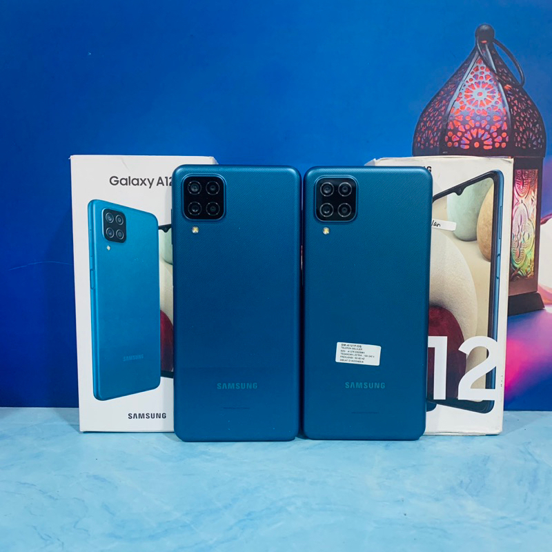 SAMSUNG GALAXY A12 4/128 6/128 SECOND FULLSET BEKAS GARANSI RESMI