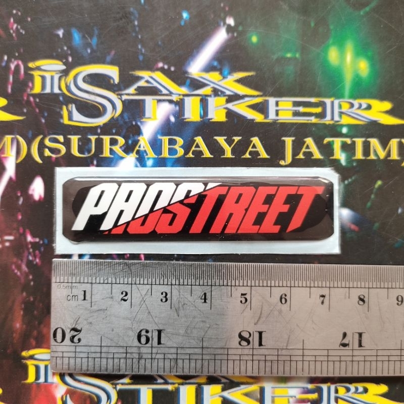 Stiker timbul tebal PROSTREET