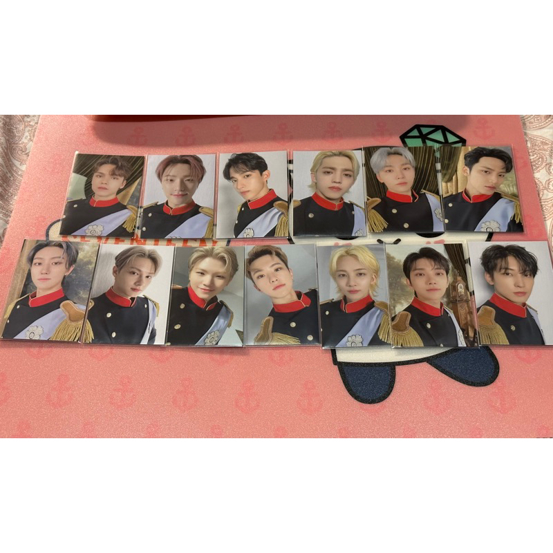 {Ready Stock} Seventeen Cafe in Seoul Tray Table Mat Photocard PC Mingyu Wonwoo Seungkwan Joshua Sco