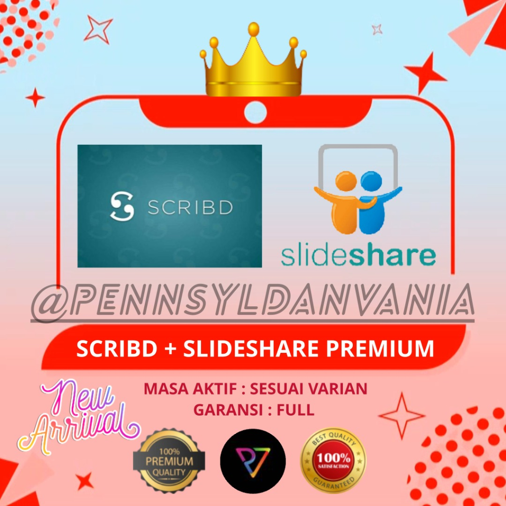 SlideShare + Scribd Lifetime Premium Akun