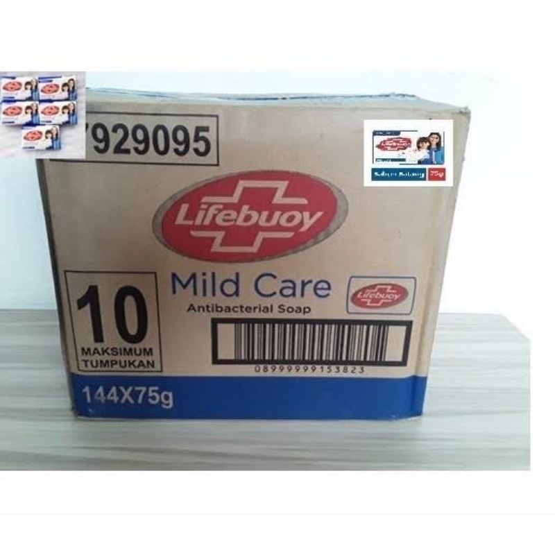 1 Dus Sabun Lifebuoy Batang 75gr Isi 144 pcs