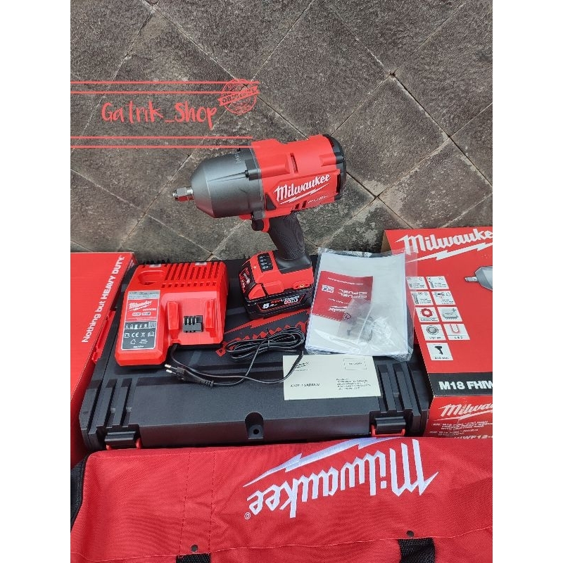 Milwaukee M18 Impact Wrench FHIWF 12 Impact Baterai Milwaukee Cordless 1/2"
