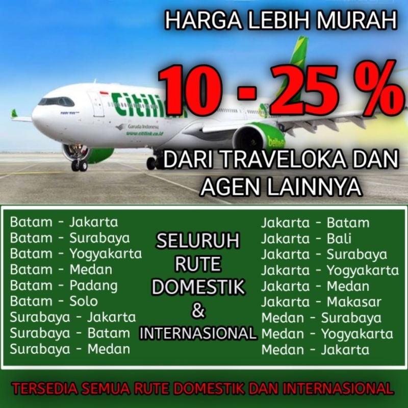 TIKET PESAWAT PROMO TERMURAH