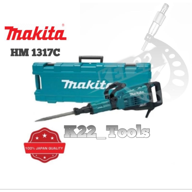 MESIN BOBOK BETON TEMBOK MAKITA HM 1317C / MAKITA HM1317C JACK HAMMER DRILL