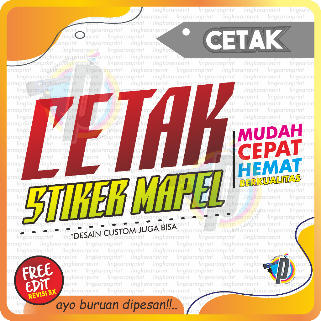 

STICKER MAPEL / STICKER LABEL BUKU PELAJARAN CUSTOM BEBAS TEMA
