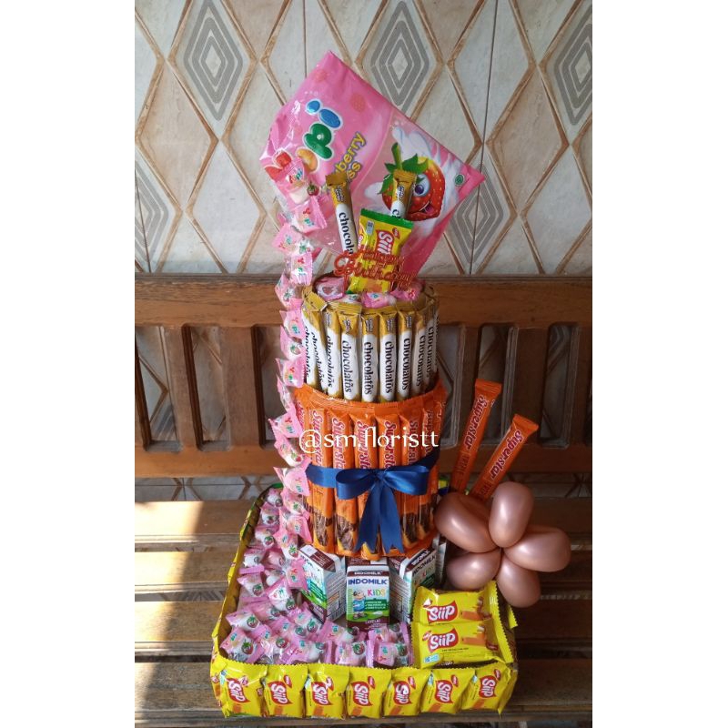 

TOWER SNACK TINGGI MURAH MERIAH UNTUK GIFT ULTAH DLL