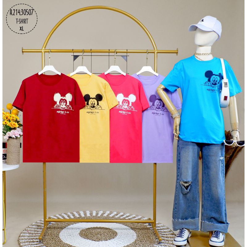 Kaos Cotton Mickey & CO