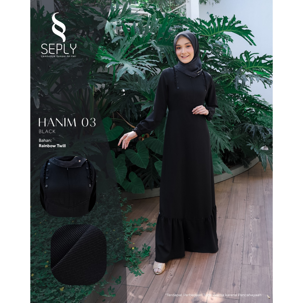 GAMIS TERBARU SEPLY HANIM 03 BLACK