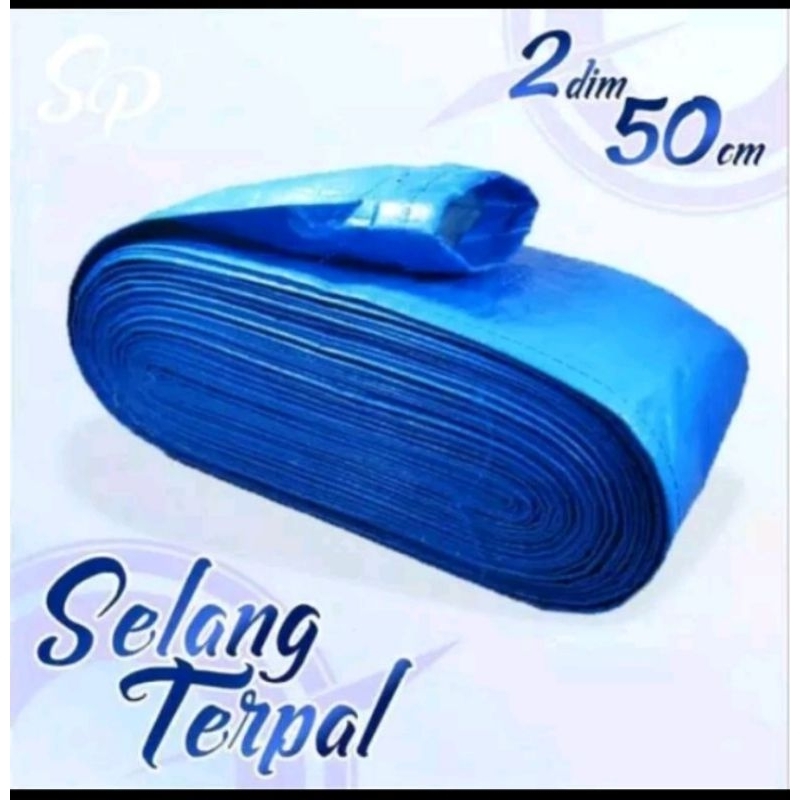 Selang Terpal Selang irigasi Plastik 2DIM 50METER