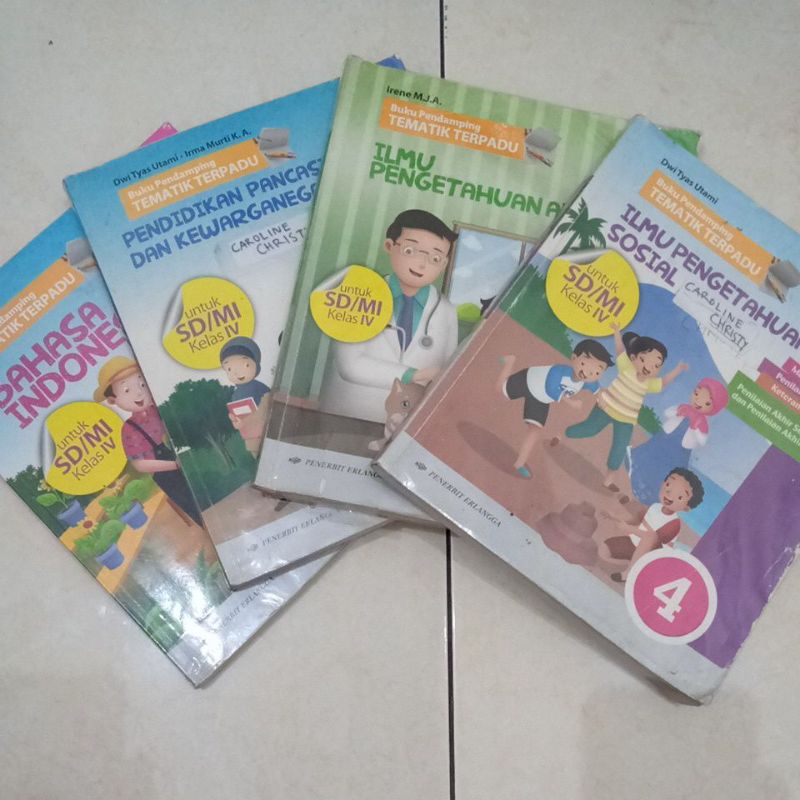 BUPING Buku Pendamping kelas 4 SD IPS IPA PPKN Bahasa Indonesia