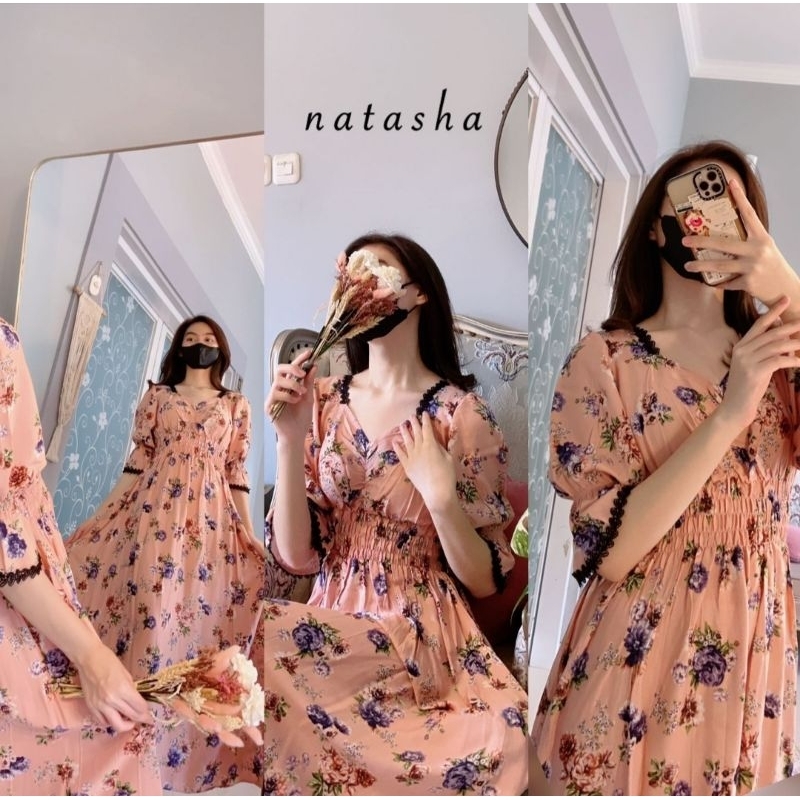 Daster Arab Ori FAIRUZ NATSHA Dress Cantik