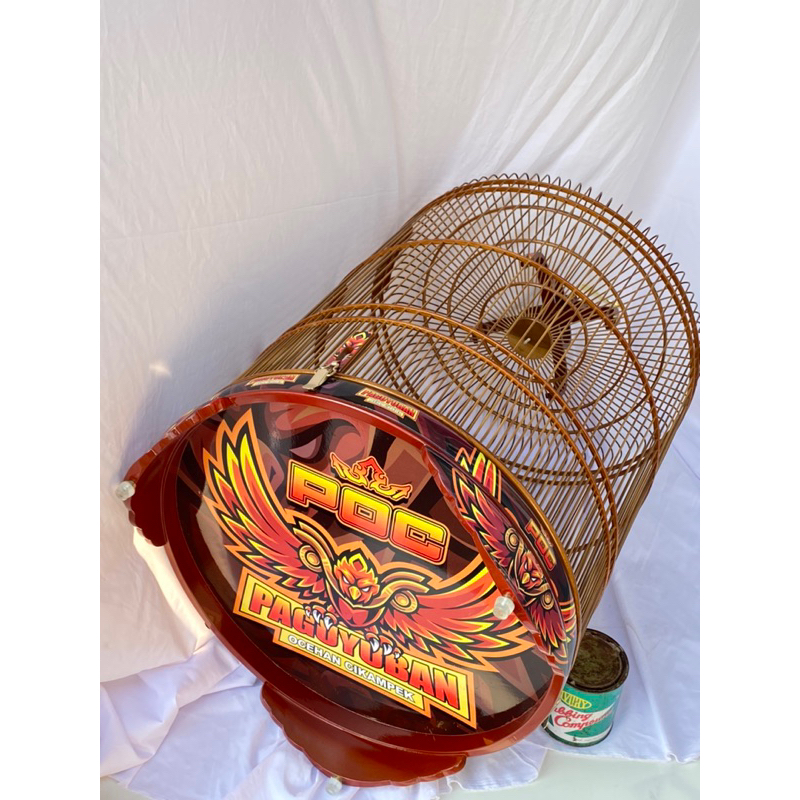 sangkar murai Water decal bisa costum