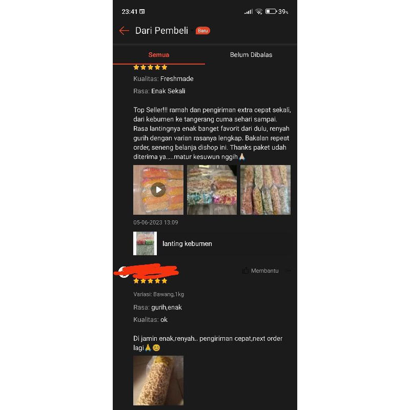 

lanting kebumen oleh oleh khas kebumen asli cap tela sari