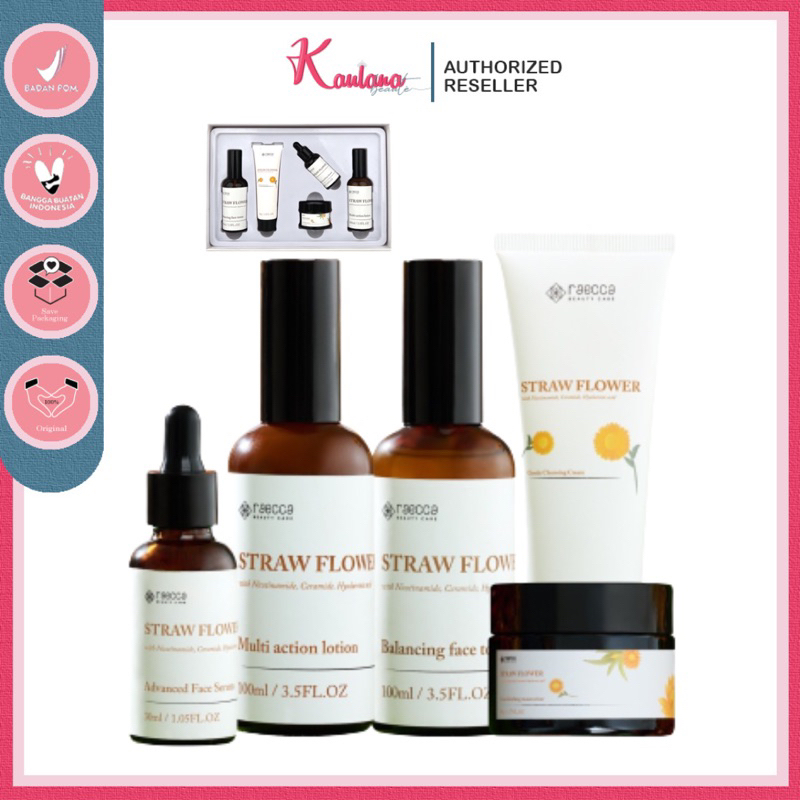 RAECCA Strawflower Skincare Set 5in1 FULL SIZE
