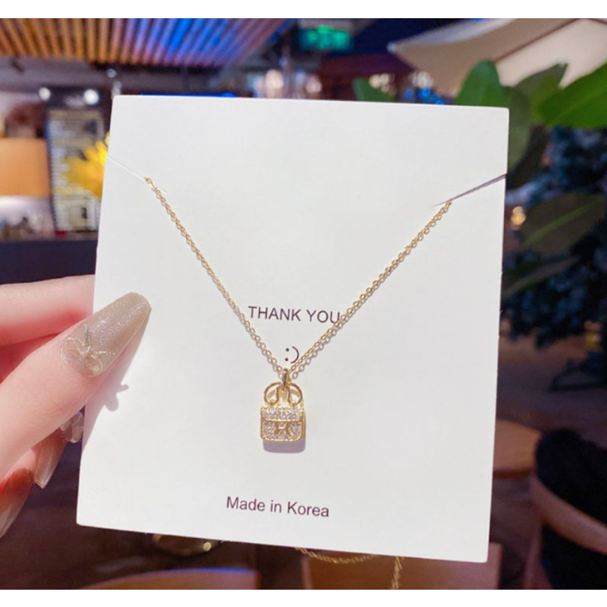 KALUNG TITANIUM WANITA LIONTIN TAS KALUNG WANITA KOREA MODEL TERBARU