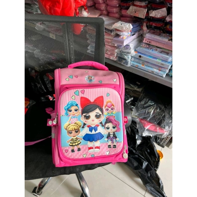 Tas sekolah SD LOL pink model jepang
