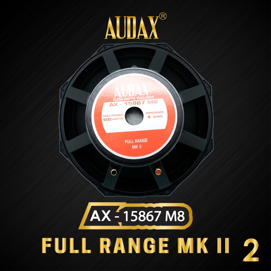 Speaker Pasif 15″ Audax AX-15867 M8 Professional Series Musical MK II
