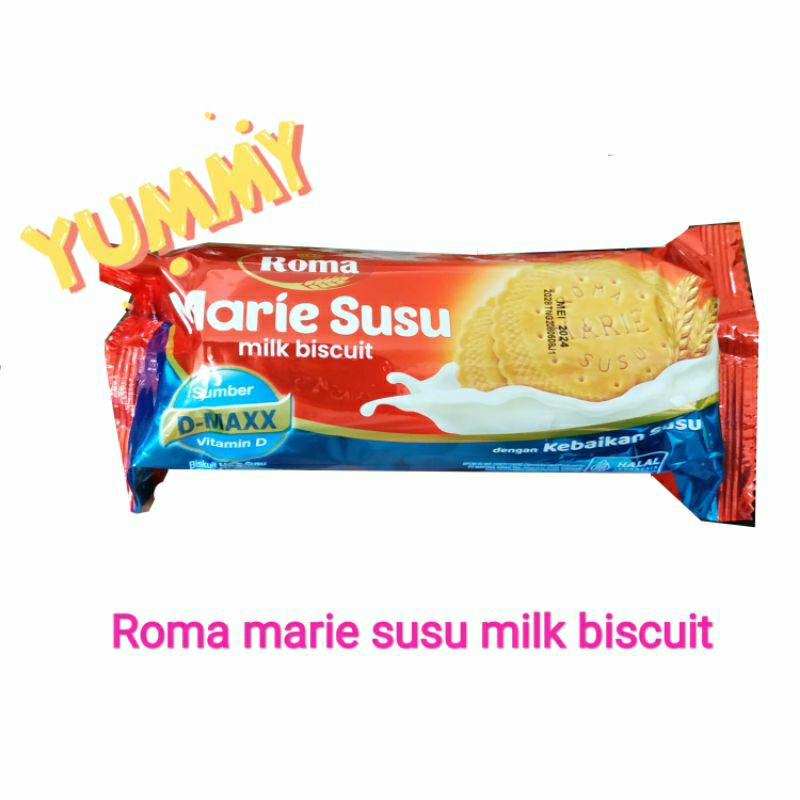 

marie susu biskuit roma | roll