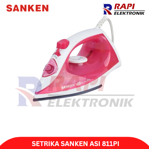 Sanken ASI-811PI Setrika Uap Steam Iron Pink