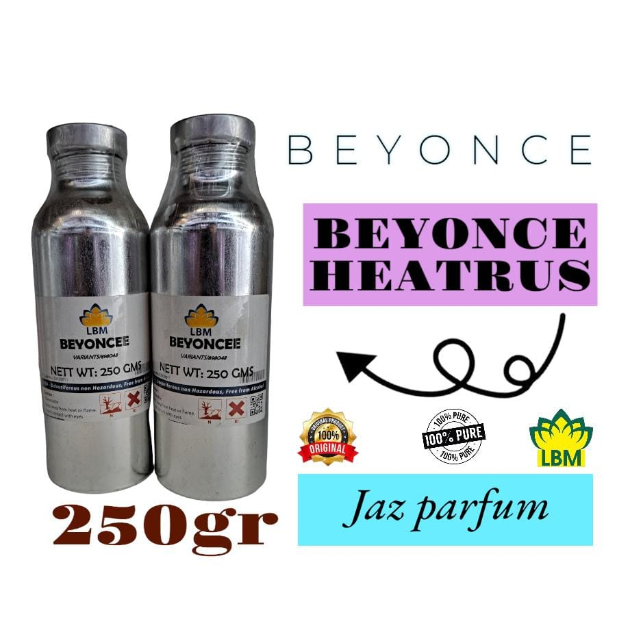 (250 GRAM)BEYONCE PARFUM BY LBM BIBIT PARFUM MURNI BEYONCE HEAT RUS SEGEL ORIGINAL