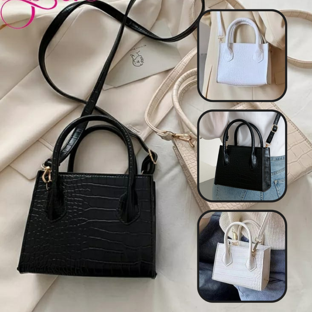 Tas wanita selempang tas croco tas wanita terbaru tas slempang wanita tas sling bag wanita tas slemp
