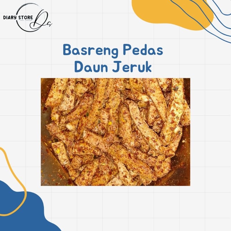 

Basreng rasa pedas daun jeruk 200 gram