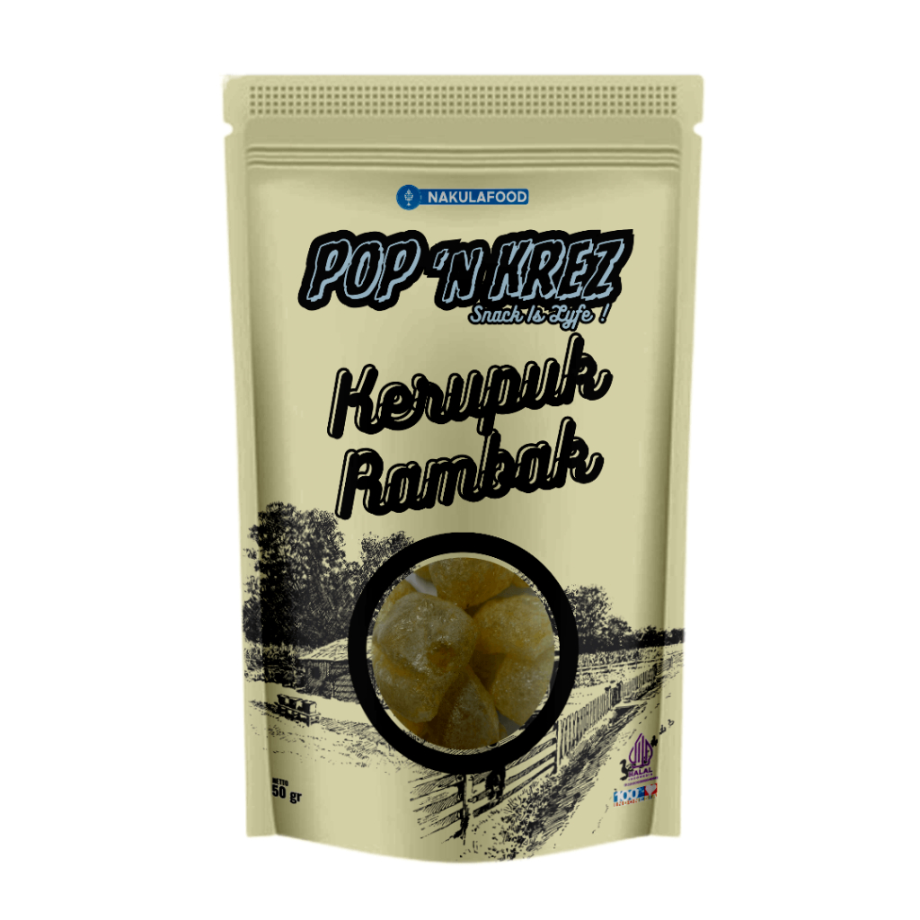 

Nakula Food Snack Pop N Krez Kerupuk Rambak