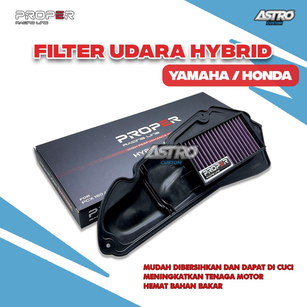 Filter Udara Proper Racing Line Mio Karbu Mio Smile Mio Sporty 5TL Nmax Aerox Lexi Saringan Udara