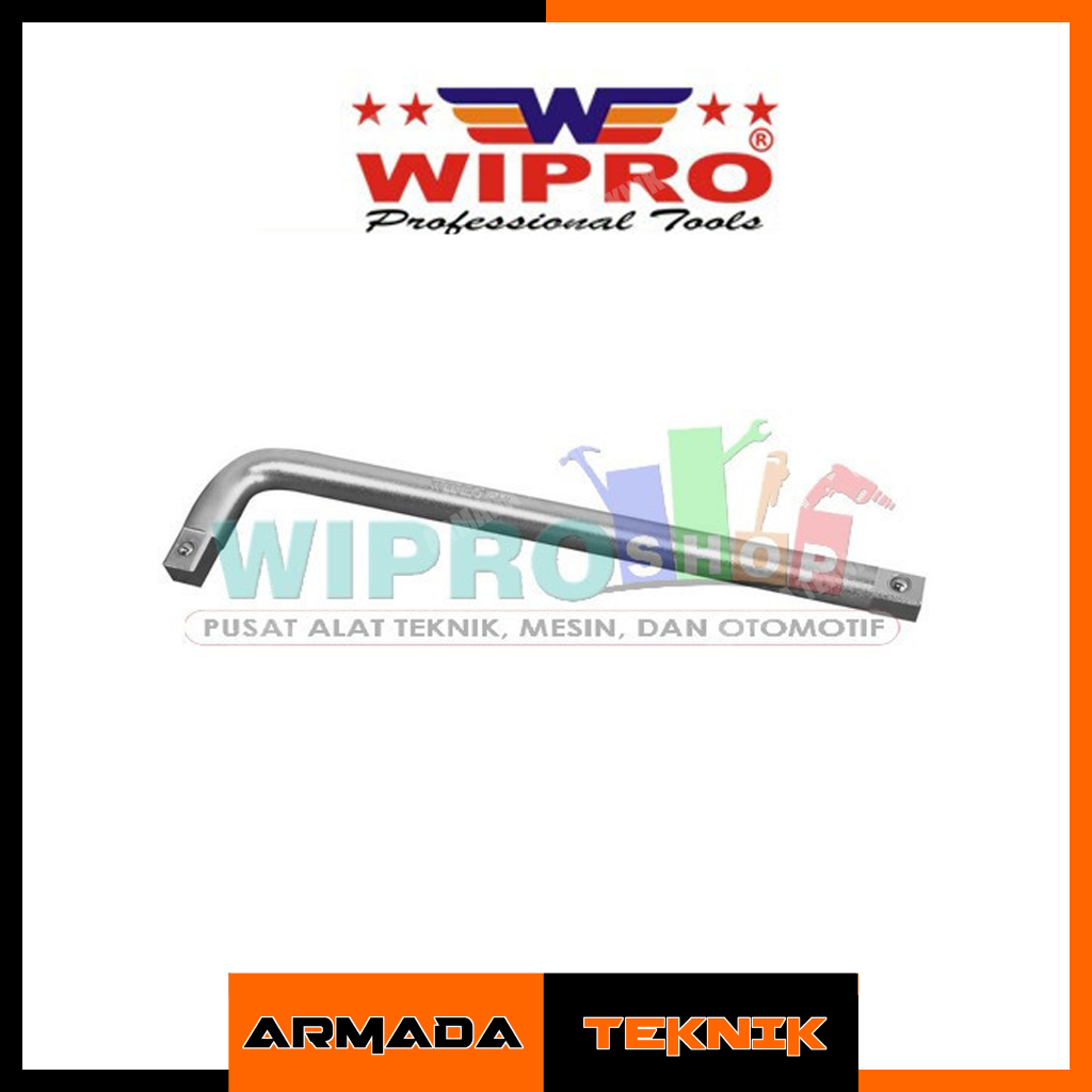 Kunci Stang Sok L Size 1/2" Inch Panjang 250mm - Wipro