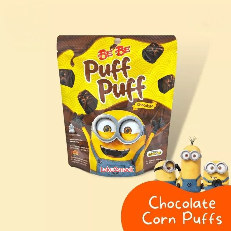 

Minion bebe puff Chocolate 25gr