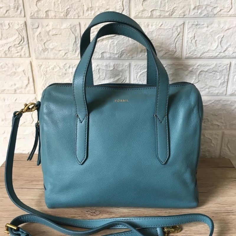 Fossil Sydney Satchel Caribbean