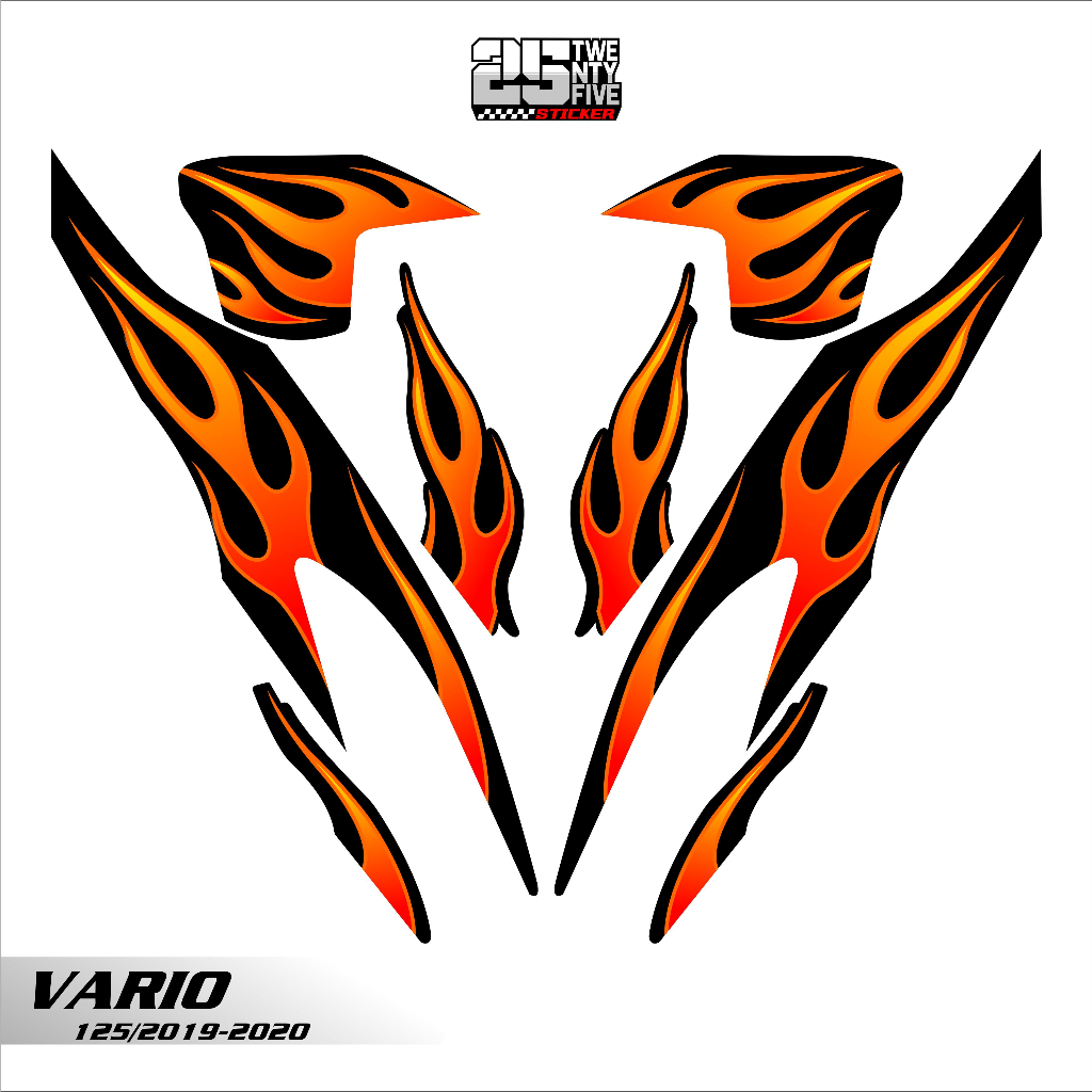 STRIPING HONDA VARIO 125/150/MOTIF API/STRIPING VARIO 125/STRIPING VARIO 150/STIKER VARIO 125 API/AT
