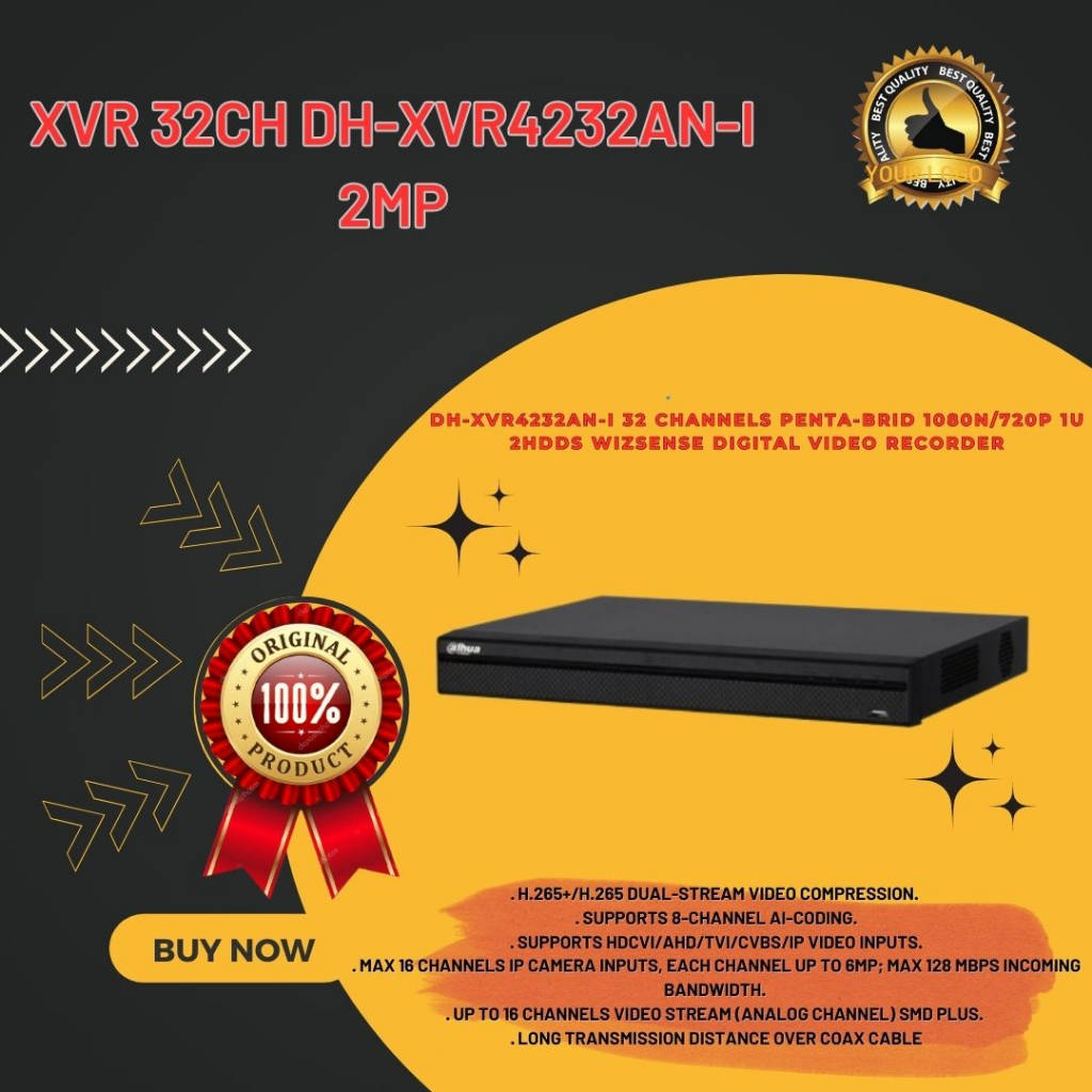 XVR DAHUA 32CH DH-XVR4232AN-I