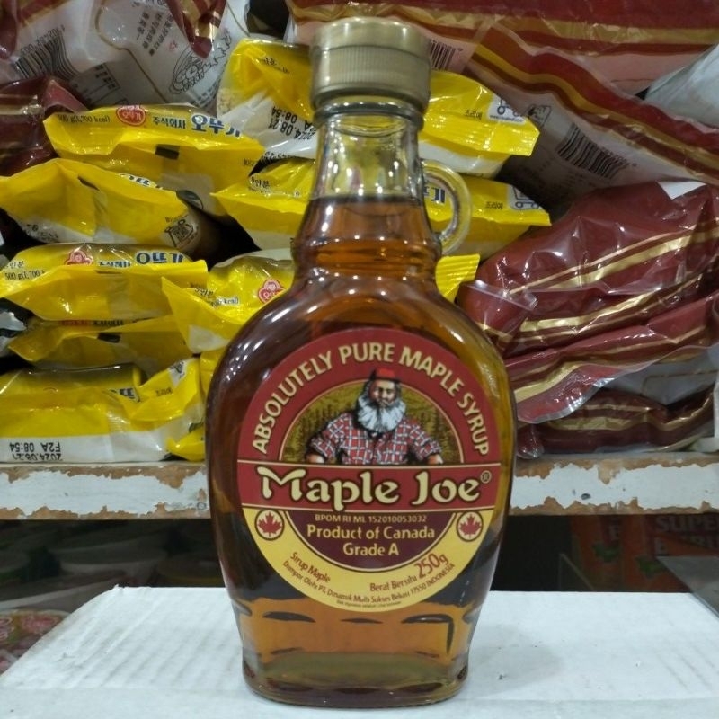 

Maple Joe Pure Maple Syrup Grade A Sirup Maple 250gr Impor France