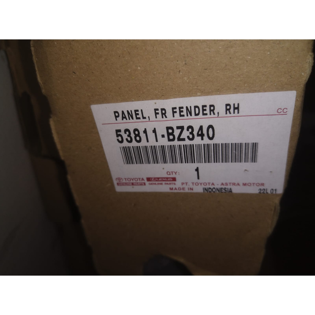 FENDER RH53811BZ340AVANZA / XENIA2016 - 2020