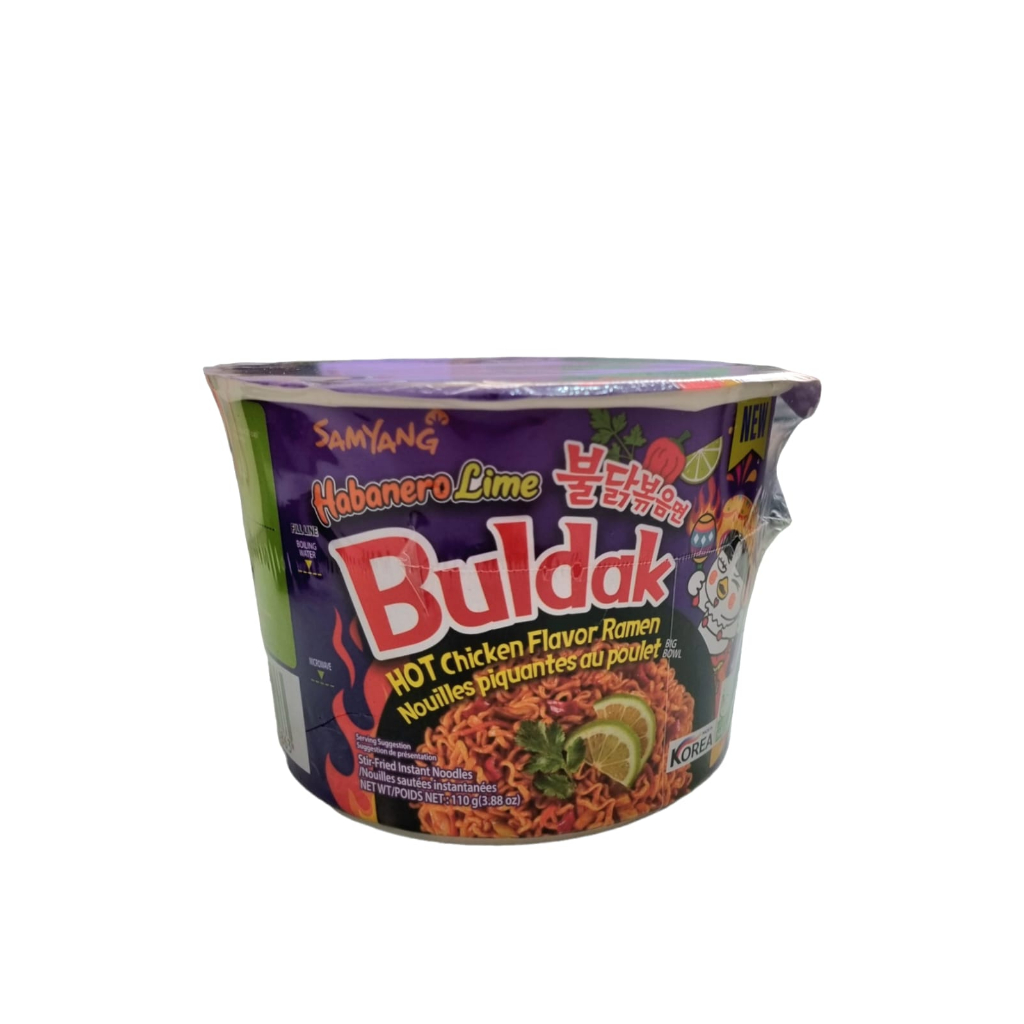 

Samyang Habanero Lime Buldak Hot Chicken Ramen Cup Bowl Mie Instan