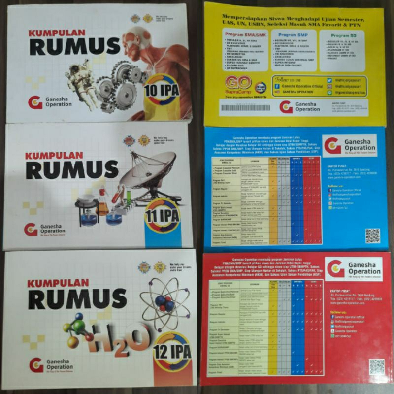 Kumpulan Rumus Ganesha Operation