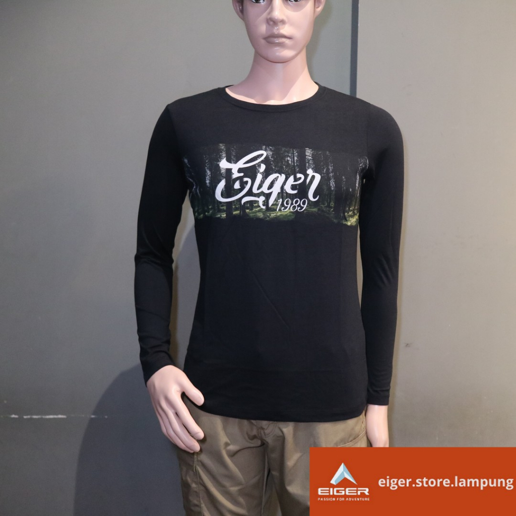 EIGER001 BAJU KAOS ARBARO BLK ART 4793