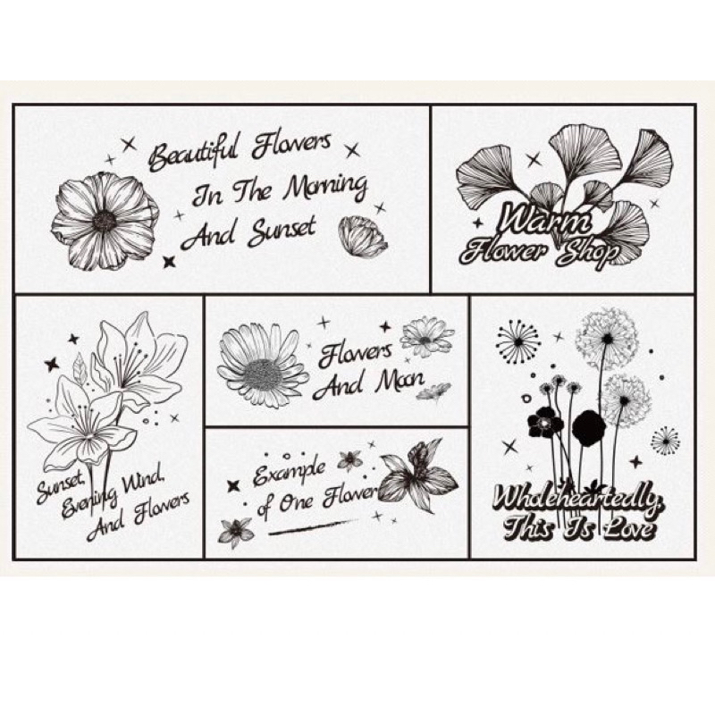 

ECER wooden stamp / stempel kayu for scrapbook journal journaling bujo