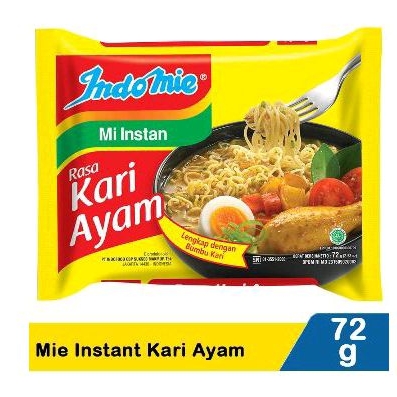 

MIE INSTAN INDOMIE KARI AYAM 72GR