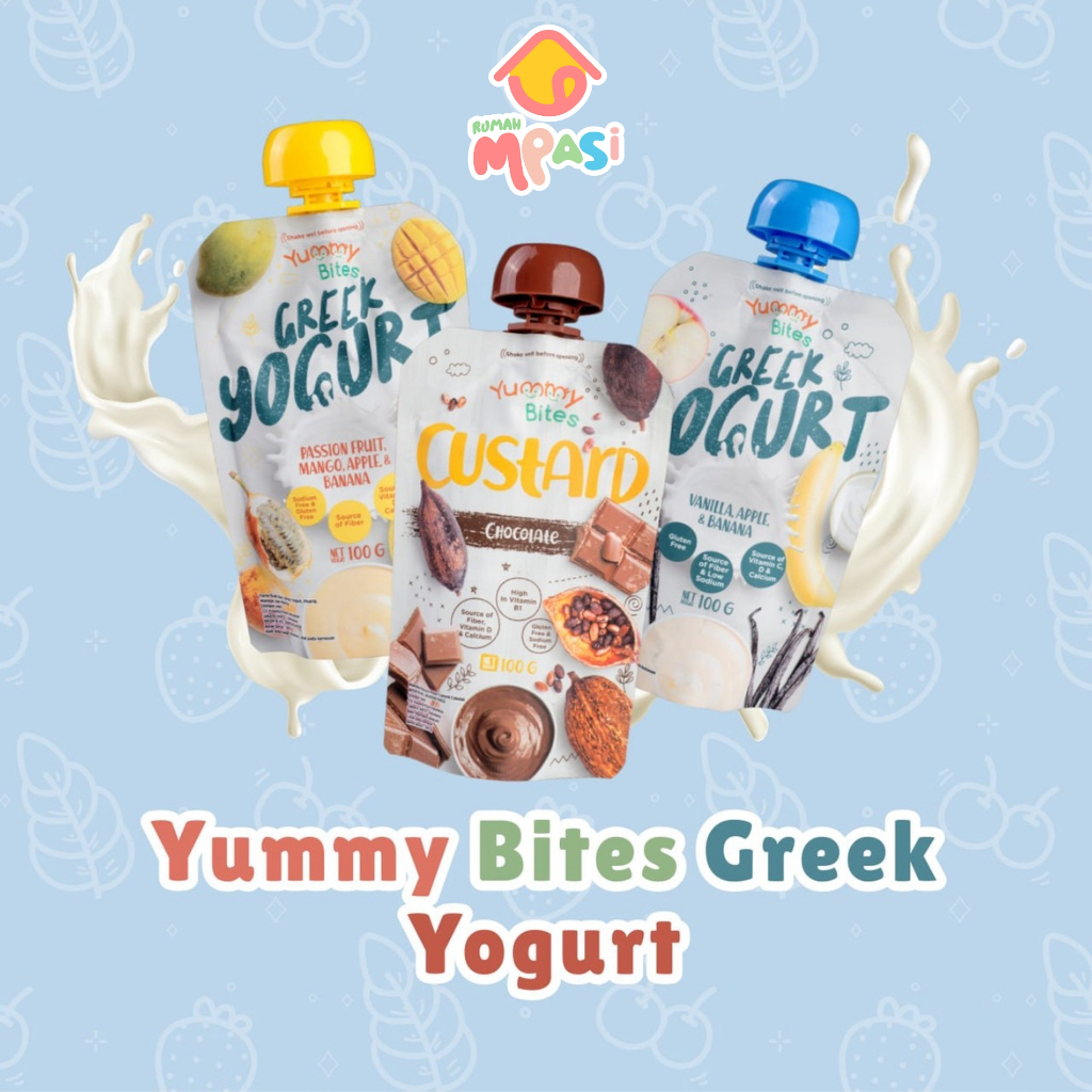 

Yummy Bites Greek Yogurt Makanan Anak Bayi MPASI - 100 gr