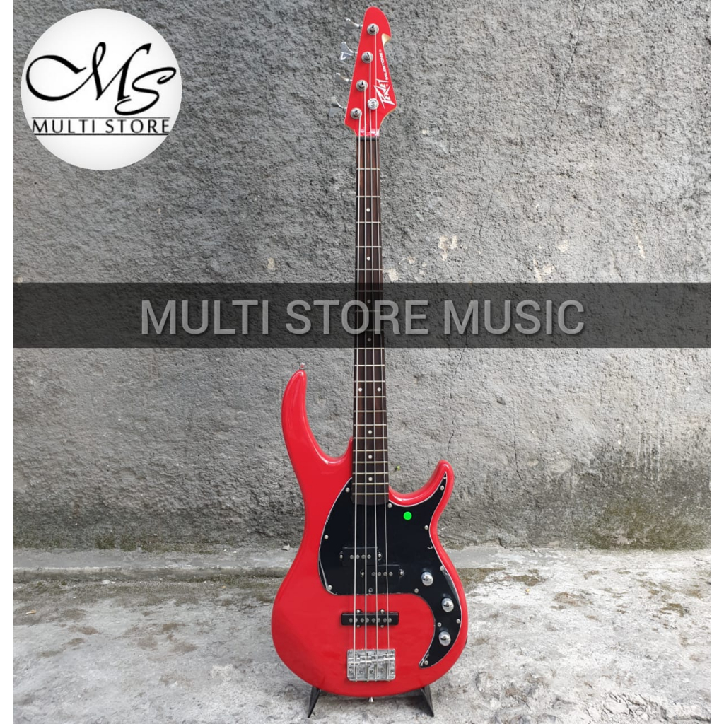 Bass Peavey Milestone 4 - 4 String Bass Elektrik - Red
