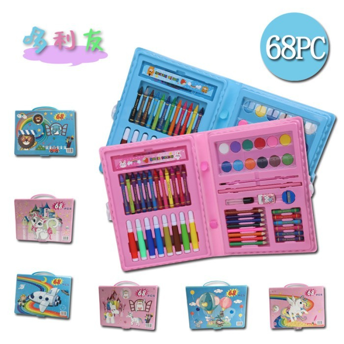 

RB Pensil Warna 1 SET Alat Tulis Set Anak Crayon Colouring Set 68 PCS ART Set 150 PCS ART Set 208