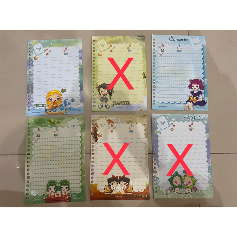 kertas binder harvest / loose leaf A5(tema zodiak) RARE LANGKAH