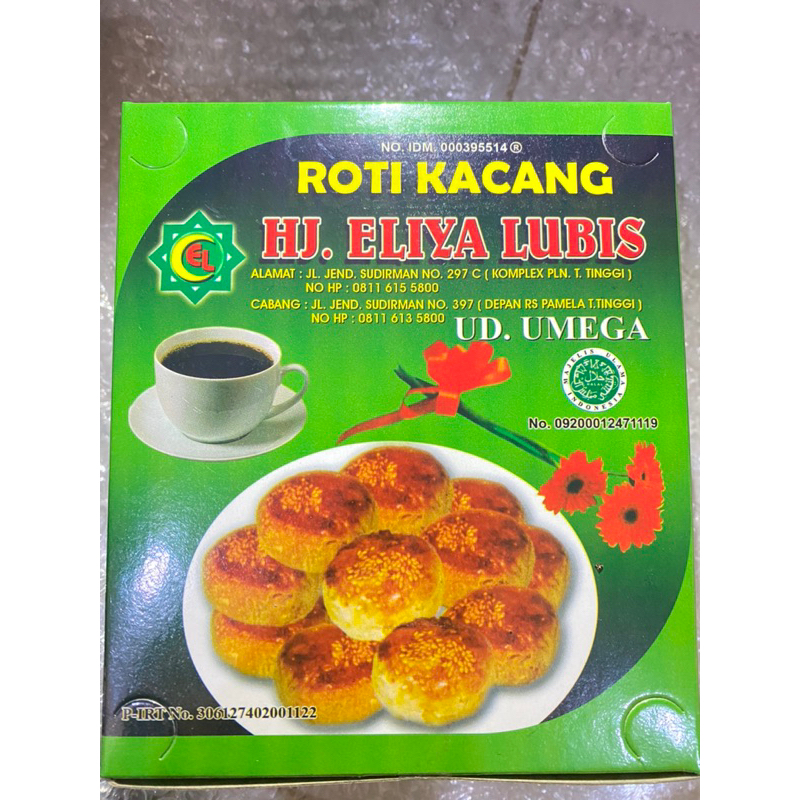 (Pre-order) Roti Kacang Khas Tebing Tinggi Hj. Eliya Lubis