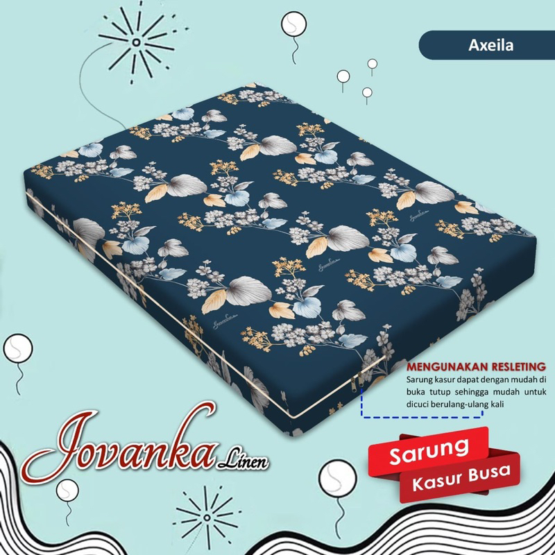 Sarung Kasur Busa Jovanca Tinggi 20cm Uk 180x 200 -varian